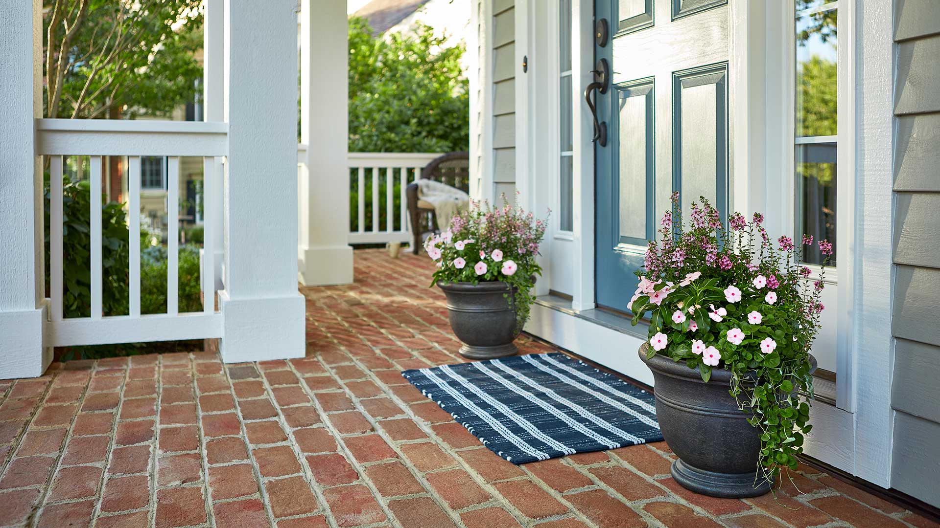 Pretty Porch with Planters